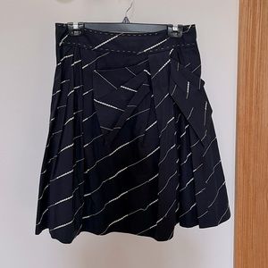 Vintage Floreat for Anthropologie embroidered pouf skirt with crinoline size 6